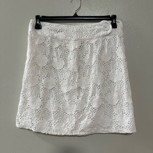 Cynthia Rowley size 8 cotton white skirt